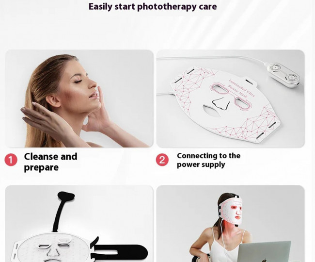 Маска для омолодження EELHOE LED Red Light Therapy Mask